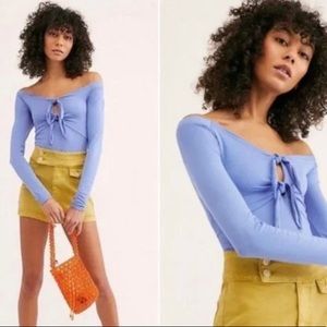 NWOT Free People Double Knot Top